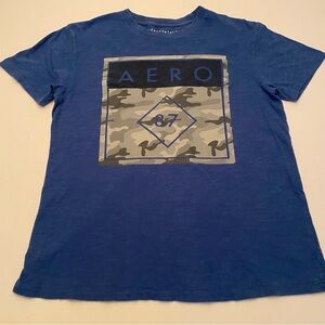 Blue Aeropostale T-Shirt size S. 20 inches across the chest